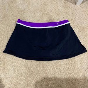 ZeroXposur Black and Purple Swim Bottoms/Skirt